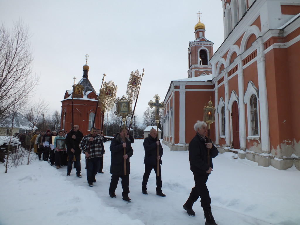 Крестный ход в день памяти Свт. Николая, архиепископа Мир Ликийских, Чудотворца(19.12.2016г.)