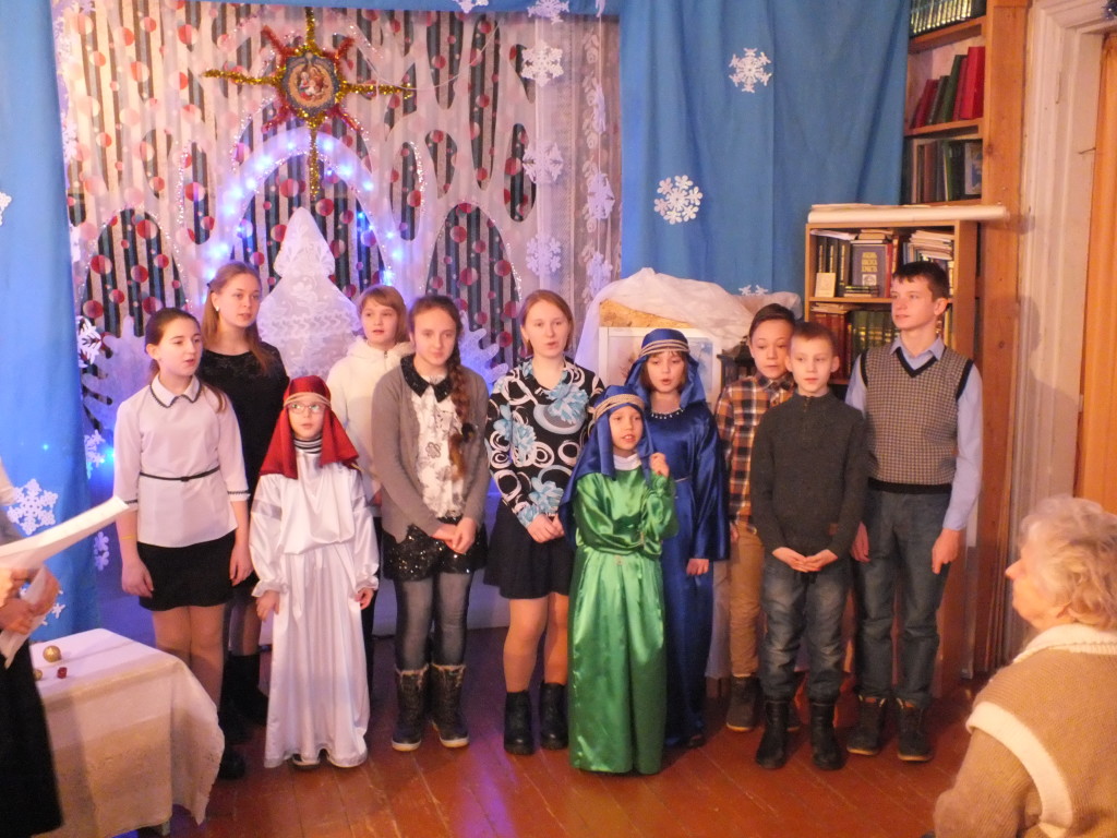Праздник Рождества Христова в воскресной школе. 07.01.2017 г.